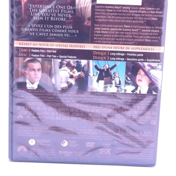 Titanic DVD Digitally Remastered James Cameron Leonardo DiCapri Kate Winslet New - Picture 2 of 7